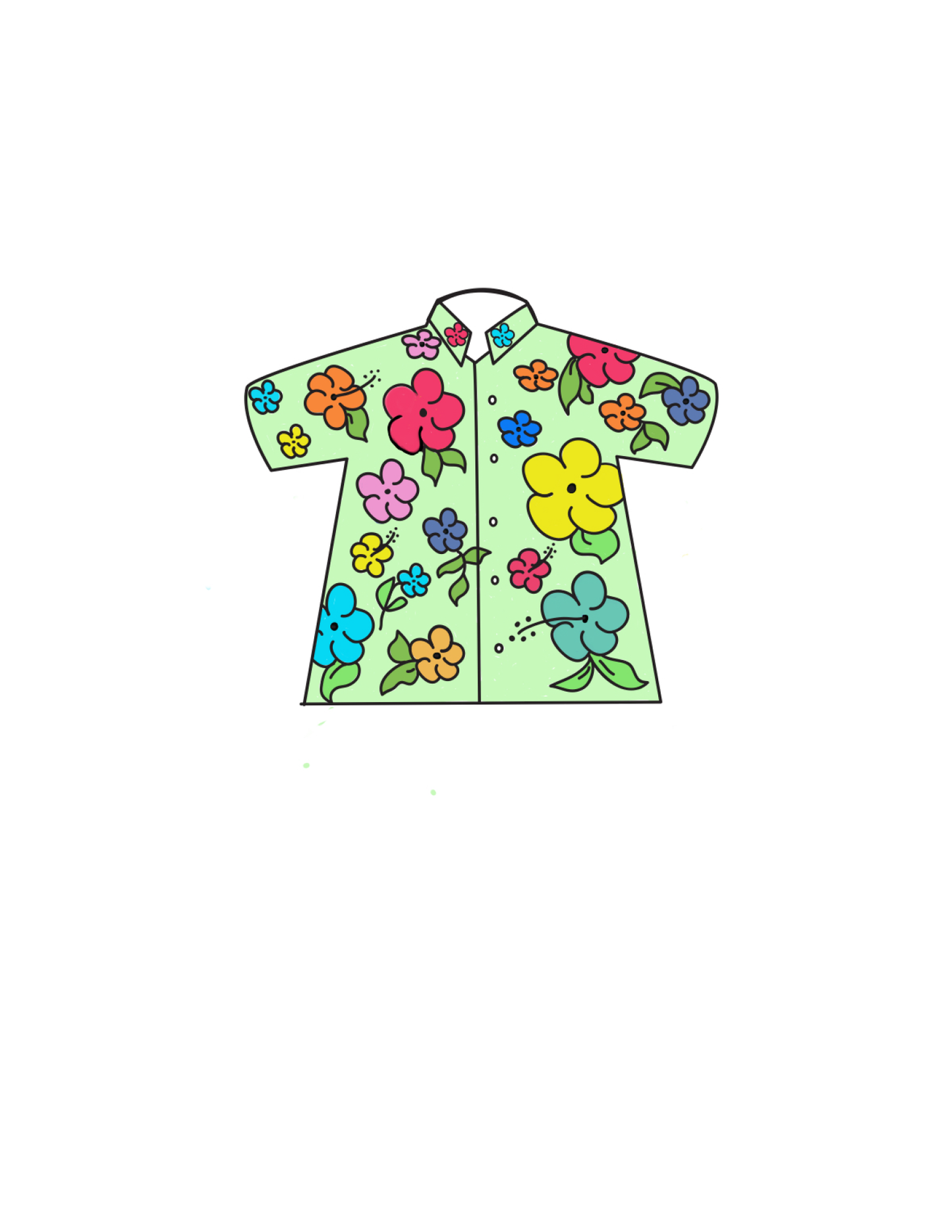 Sticker - Aloha Shirt