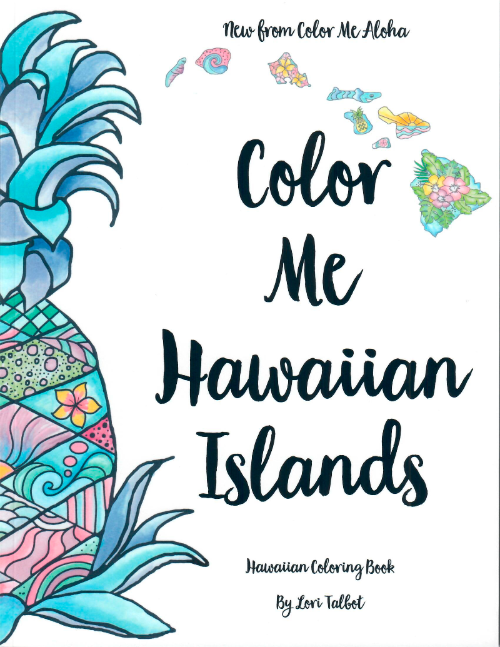 Color Me Hawaiian Islands Coloring Book (8.5 x 11)