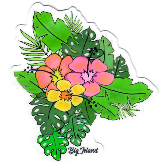 Sticker of the Big Island