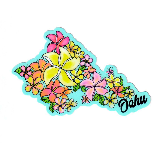 Sticker of Oahu