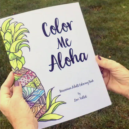Color Me Aloha Hawaiian Coloring Book