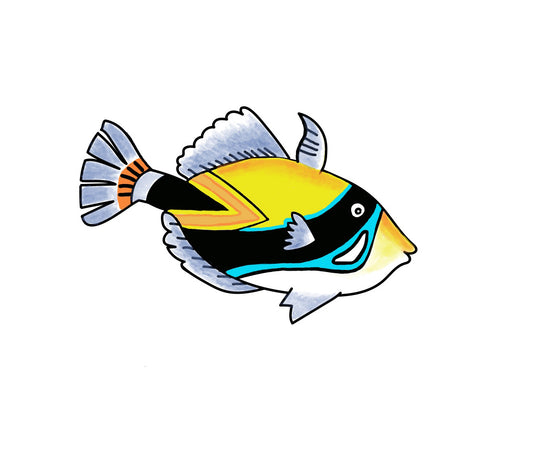 Sticker - Humuhumu-nukunuku-a-pua'a FISH