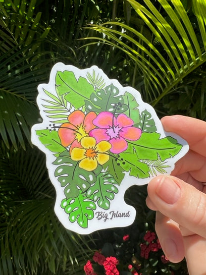 Sticker of the Big Island