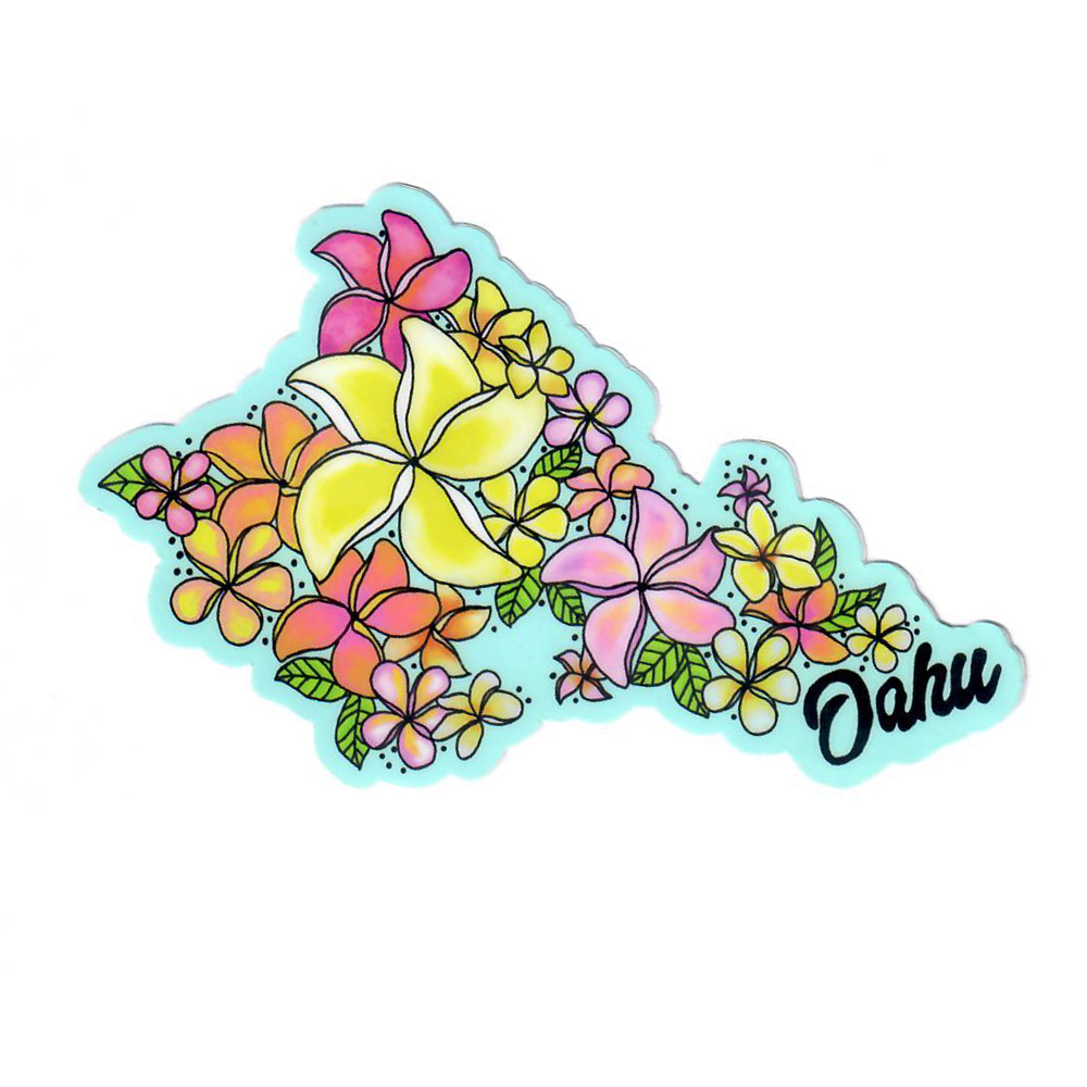 Sticker of Oahu