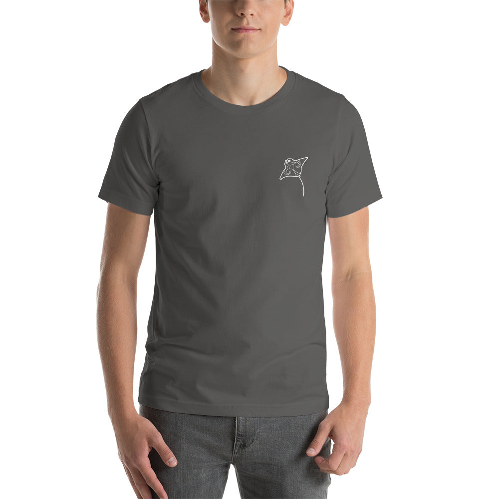 T-Shirt - Manta Ray Design Short-Sleeve Unisex T-Shirt