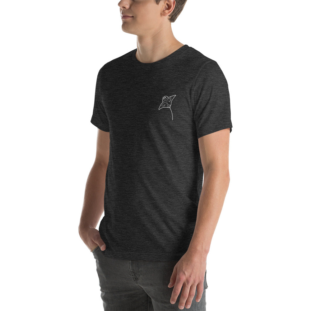 T-Shirt - Manta Ray Design Short-Sleeve Unisex T-Shirt