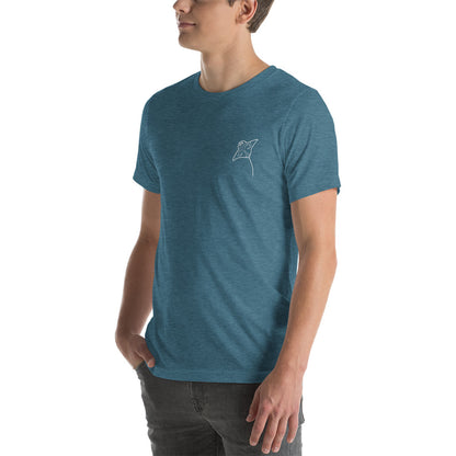 T-Shirt - Manta Ray Design Short-Sleeve Unisex T-Shirt