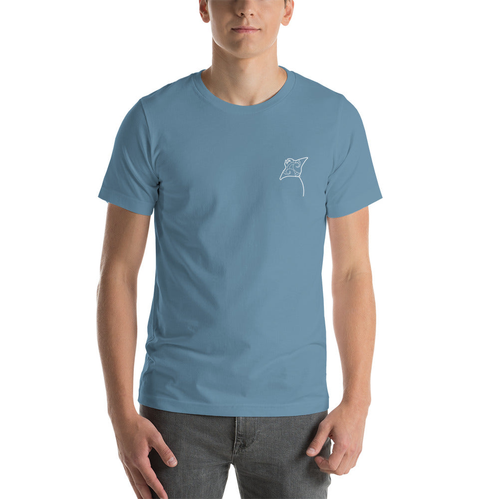 T-Shirt - Manta Ray Design Short-Sleeve Unisex T-Shirt