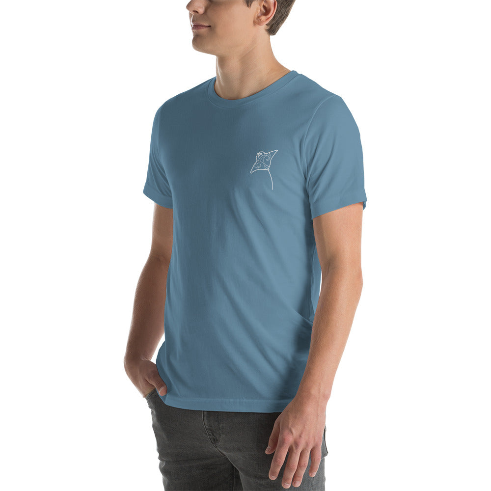 T-Shirt - Manta Ray Design Short-Sleeve Unisex T-Shirt